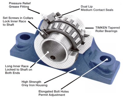 type e bearing features